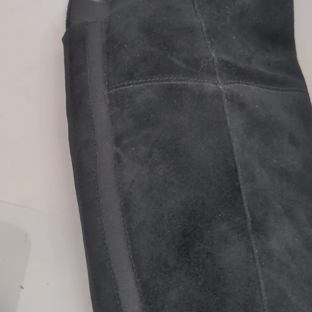 𝅺marc Fisher Over The Knee Black Suede Heel Boots 6.5